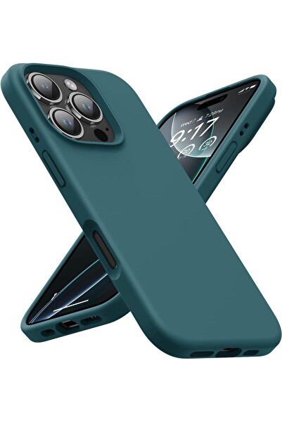 AWH جراب iPhone 16 Pro Max: سيليكون سائل مقاوم للصدمات، بطانة ناعمة، حماية فا...