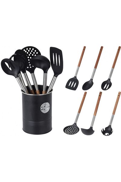 Berlinger Haus Ustensile de bucatarie in set stand de 7 BISTRO