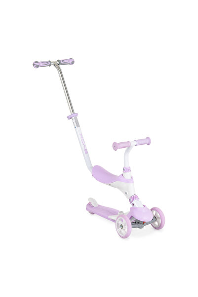 OEM Trotineta copii 3-6 Ani, Transformabila 3 in 1, Byox Tristar Liliac