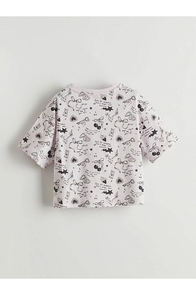 LC Waikiki Lcw Kids Crew Neck Girls' Crop T-Shirt