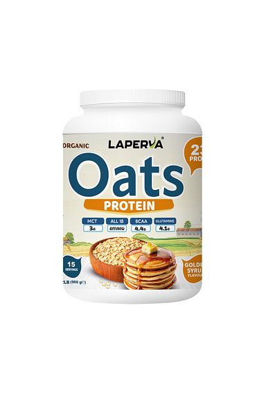 Laperva Organic Oats Protein Golden Syrup 2LB