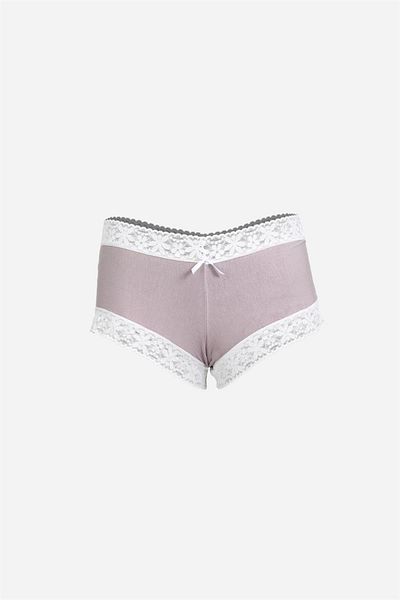 Celira Women's Cotton 2 Pack Boxers Milk Coffee 40278
