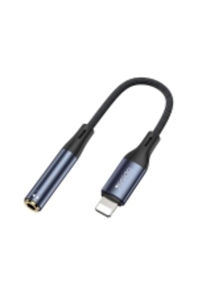 Yesido YAU37 8 Pin to 3.5mm Female Audio Adapter(Black)