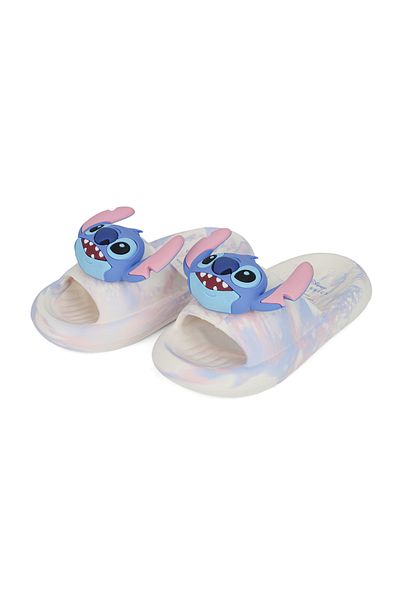 URBAN HAUL Girls Disney Stich Print Slip on Sliders For Kids Suitable for Daily Use