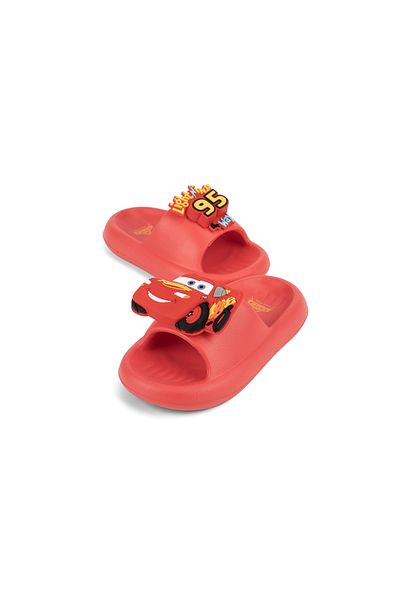 URBAN HAUL Boys Disney Cars Print Slip on Sliders For Kids Suitable for Daily Use