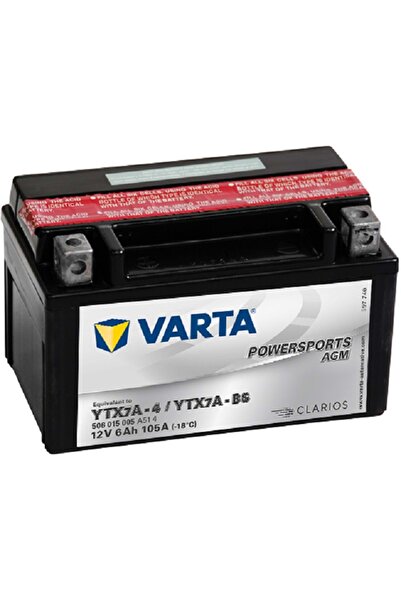 Varta Powersports AGM YTX7A-BS 12V6Ah 105A