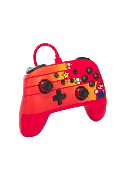 Powera Speedster Mario Enhanced Wired Controller Nintendo Switch