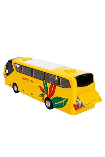 PopŞeker Die Cast Pull & Go Bus with Sound & Light 19 Cm: City Fun in Miniature!