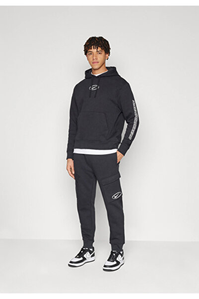 Nike Sportswear Global Moto Sports Kapşonlu Siyah Sweatshirt