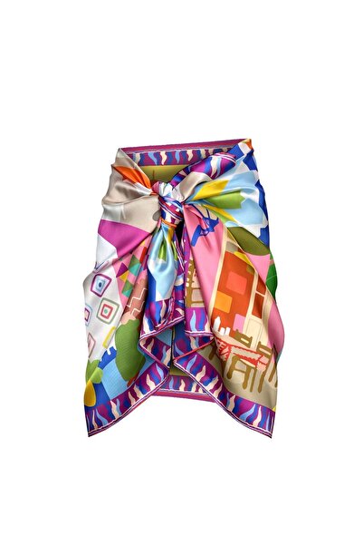 Bolder Stella Lila City Long Pareo (Does Not Show through) 100*145