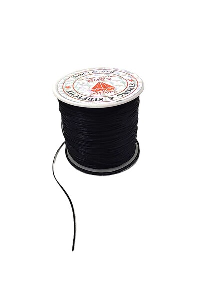 BONCADAS LİFLİ ESNEK SİYAH MİSİNA İP (30 METRE)