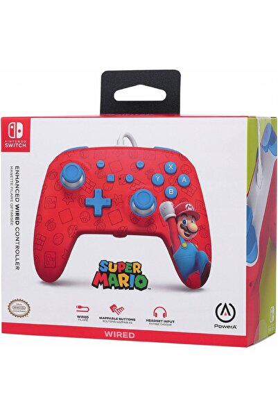 Powera Enhanced Woo-hoo! Mario Wired Controller Nintendo Switch