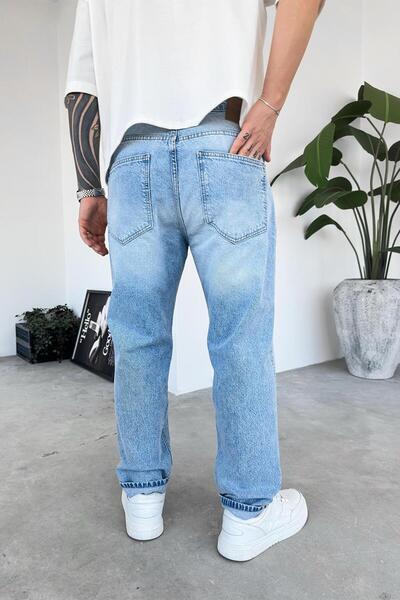 HAFKA Потерті блакитні штани Basic Regular