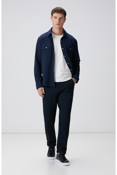 Network Lacivert Pantolon