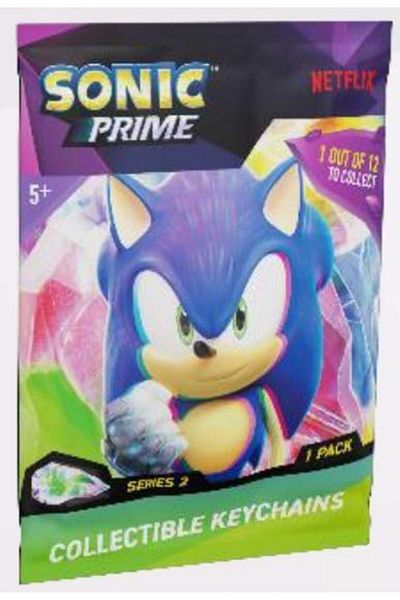 Sonic سلسلة مفاتيح على شكل نفطة 2.5 متنوعة.