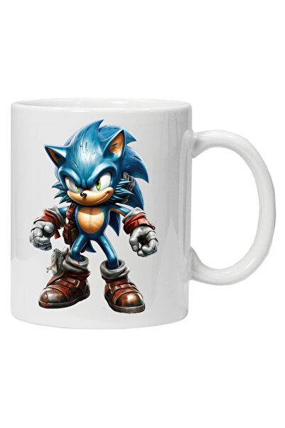 OEM Cană albă personalizată „sonic 1”, Inovatix®️. 330ml