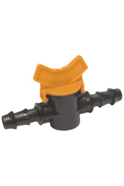 flores Plastic tap for drip pipe with spigot, 16 mm x 16 mm