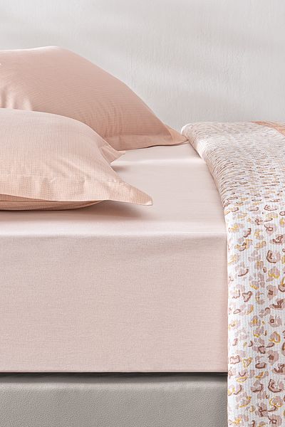 Puffy Perula Single Pique Set - Powder