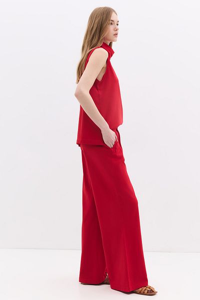 No Matter What Comfortable Cut Trousers with Elastic Waist