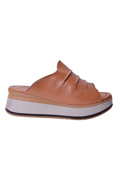 İskarpin Γυναικείες δερμάτινες παντόφλες Femi 1300