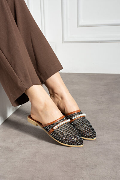 topukludünyası Жіночі тапочки з мереживом і перлами