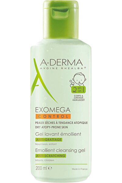 A-DERMA ADERMA Exo-Mega Control Emollient Cleansing Gel (200ml)