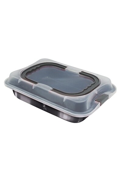 Berlinger Haus Portable baking tray with lid 36.5 x 24.5 cm Carbon PRO Line