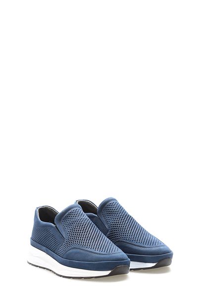 Ayakkabıhane Inside and Outside Genuine Nubuck Leather Denim Men's Casual Shoes Ah 088561315115