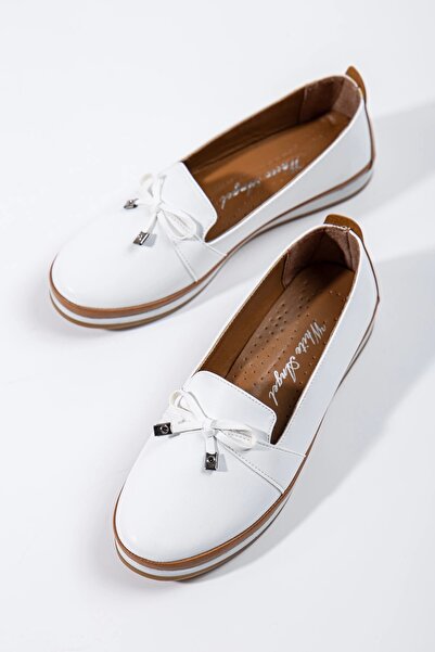 GULT Ženski lofer Baletanke beli