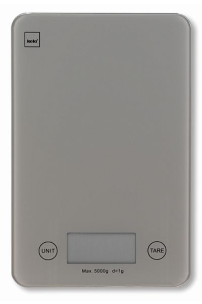 KELA Keck Lang Cantar de bucatarie PINTA digital gri 5 kg