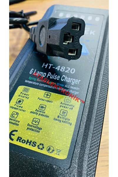 ATA ELEKTRONİK 48 Volt 20 Amper Elektrikli Bisiklet Şarj Cihazı Adaptörü 48v ...