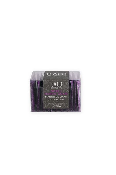 Tea Co Oops I Mango Again - 12 Muslin Tea Bag, Black Tea with Mango