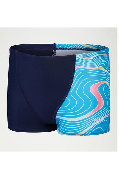 SPEEDO Boy's V-Cut Digital Allover Aquashort Swimwear