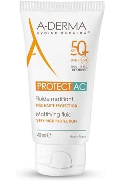 A-DERMA Protect AC Mattifying Fluid Very High Protection SPF50+ 40ml