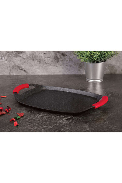 Berlinger Haus Placă Grătar Marmură Linie Metalică Bordeaux 36 cm