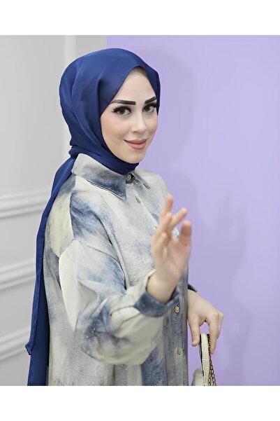 MERVE TESETTÜR Cămașă tunică din in cu model batik
