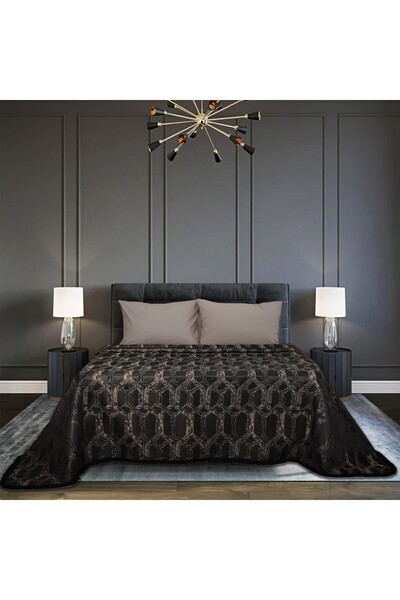 Lidoma Home DORA ΔΙΠΛΟ ΣΕΤ Πικέ ΤΕΜΑΧΙΩΝ / ΜΑΥΡΟ ΧΩΡΙΣ ΜΑΞΙΛΑΡΙΑ