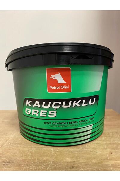 Petrol Ofisi Yeşil Renk Kauçuklu Gres Yağı 4KG (2025 Üretim)