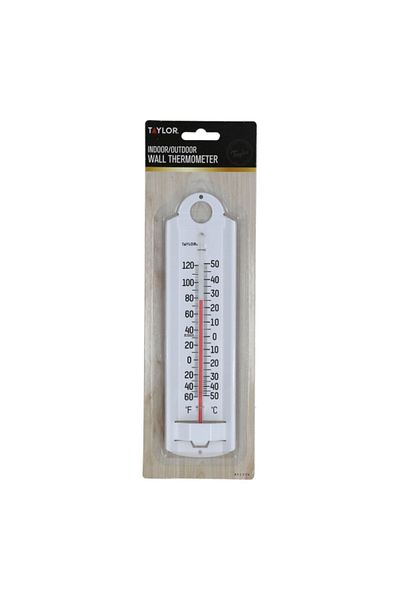 Taylor Indoor-Outdoor Wall Thermometer 8.86 x 2.25inch