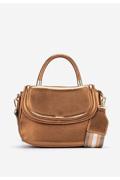 B T Shoes Julima bronze shoulder bag