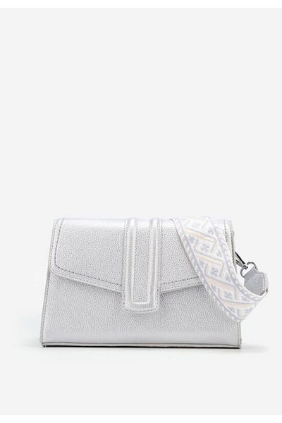 B T Shoes Geanta de umar Exalt argintie
