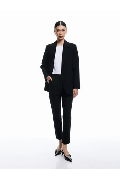 Koton High Waist Slim Fit Cigarette Pants