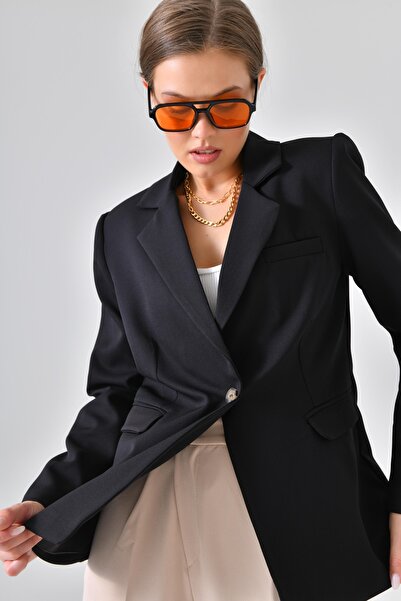 Saade Siyah Ceket Giyim