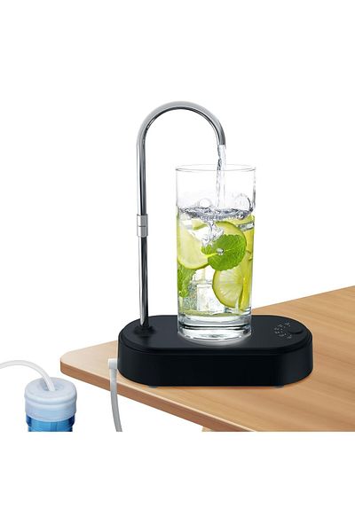 COOYA Desktop Water Bottle Dispenser, USB Portable Charging for 5 Gallon, 6-Levels Quantitative