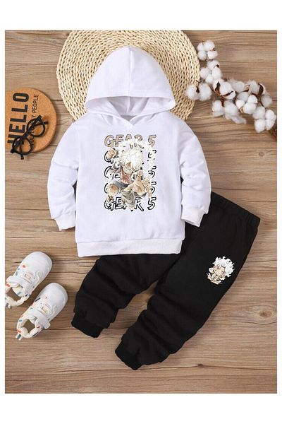 Massgai Unisex Παιδικό Anime με στάμπα με πόρτα κάτω-κορυφή αθλητική φόρμα