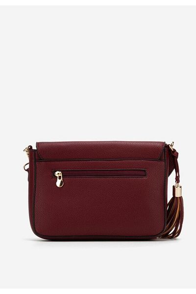 B T Shoes Triumpha Winter red shoulder bag