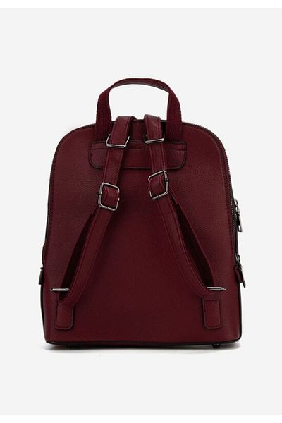B T Shoes Eugenie women's red backpack