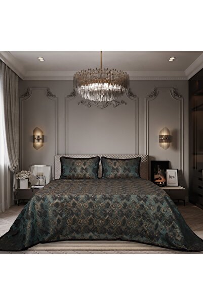 Lidoma Home Set dublu EVA JACQUARD, verde, țesătură pichet piese