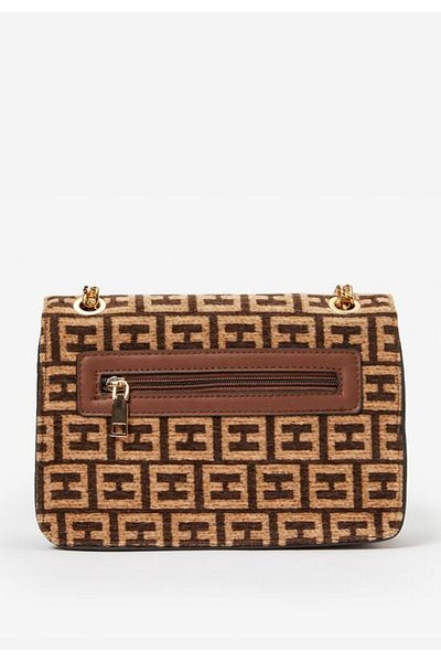 B T Shoes Zaraeva brown envelope bag
