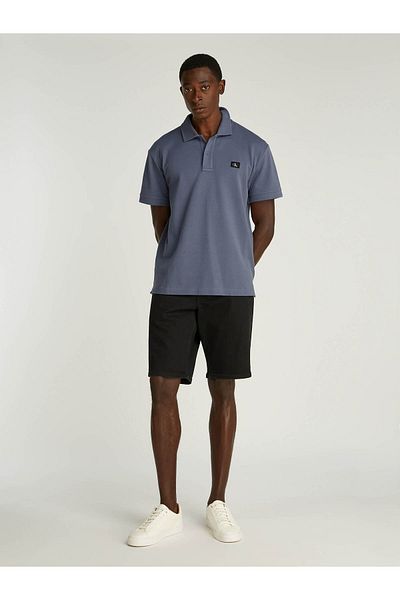 Calvin Klein POLO S TKANOU ŠTÍTKOVOU NÁLEPKOU